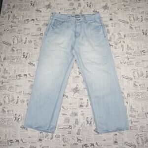 36X32 - Vintage Y2K Avirex Pants embroidered pattern back